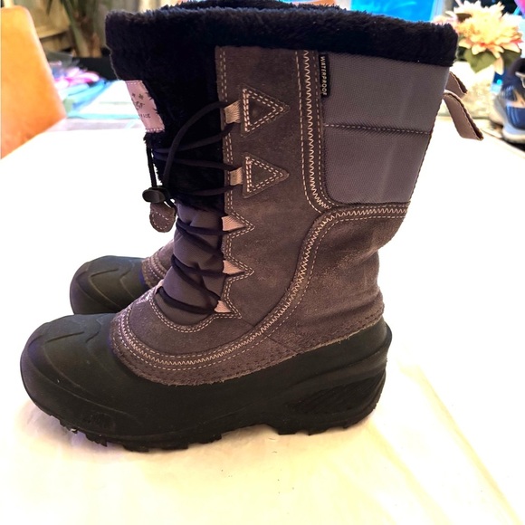 The North Face Heat Seeker waterproof insulated winter boots SZ 6 Worn 2X - Picture 13 of 15